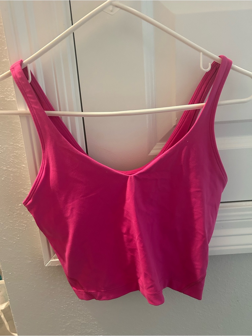 lululemon sonic pink cropped align tank size 6